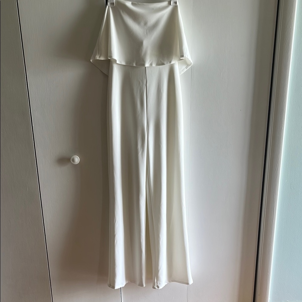 LULUS Women’s wide leg Strapless Jumpsuit